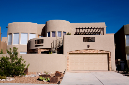 Contemporary Adobe House